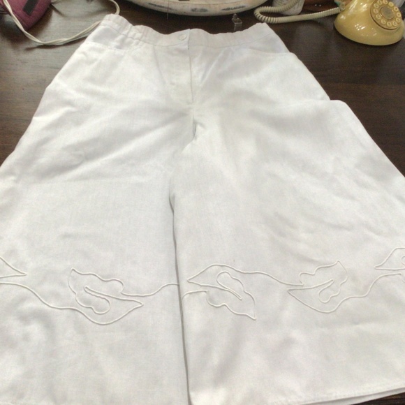 Vintage Howard Wolf wide leg gaucho pants with vest. Size S/26. - Picture 2 of 11